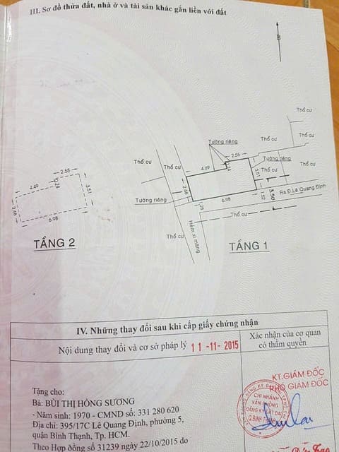 Bán Nhà Lê Quang Định Phường Bình Lợi Trung