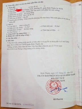 Bán Nhà Lê Quang Định Phường Bình Lợi Trung