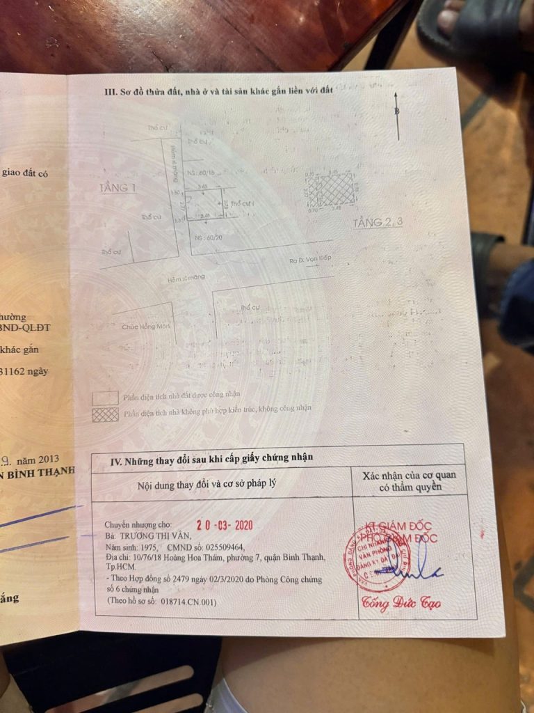 BÁN NHÀ VẠN KIẾP P.3 BÌNH THẠNH